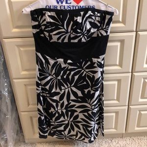 White House Black Market strapless sundress.